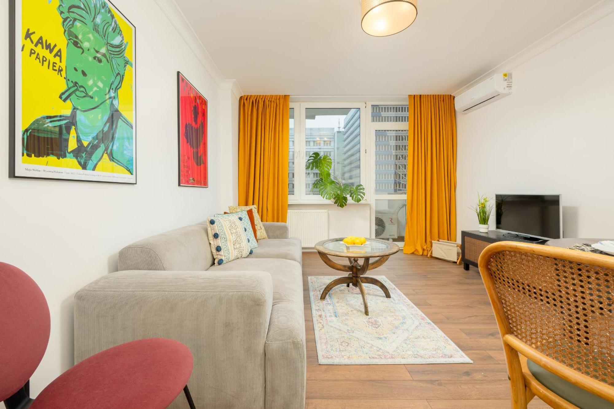 Marszalkowska Stylish Apartment With Balcony Warsaw Center By Noclegi Renters Luaran gambar